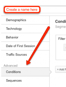 Setting up a segment