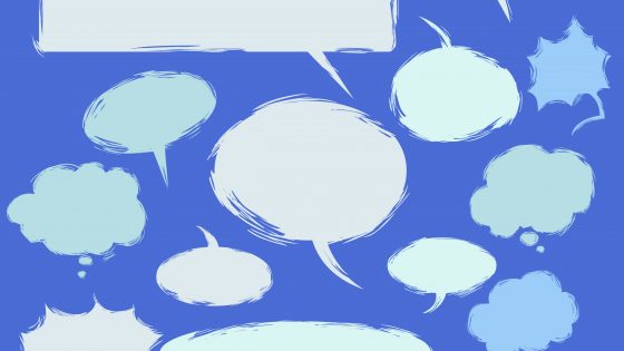 Speech bubbles - testimonials